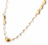 Fresh Water Pearl & Gold Necklace