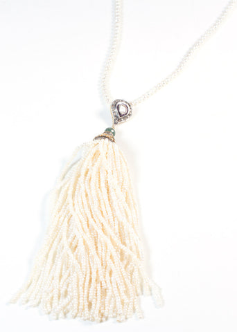 Freshwater Pearl Tassel Necklace