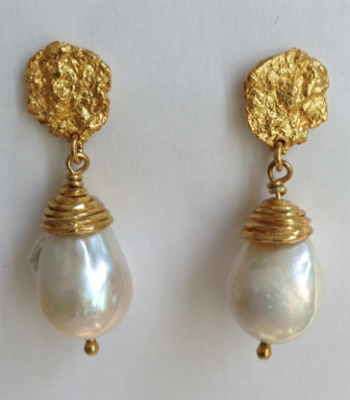 Fresh Water Pearl Drop Earrings
